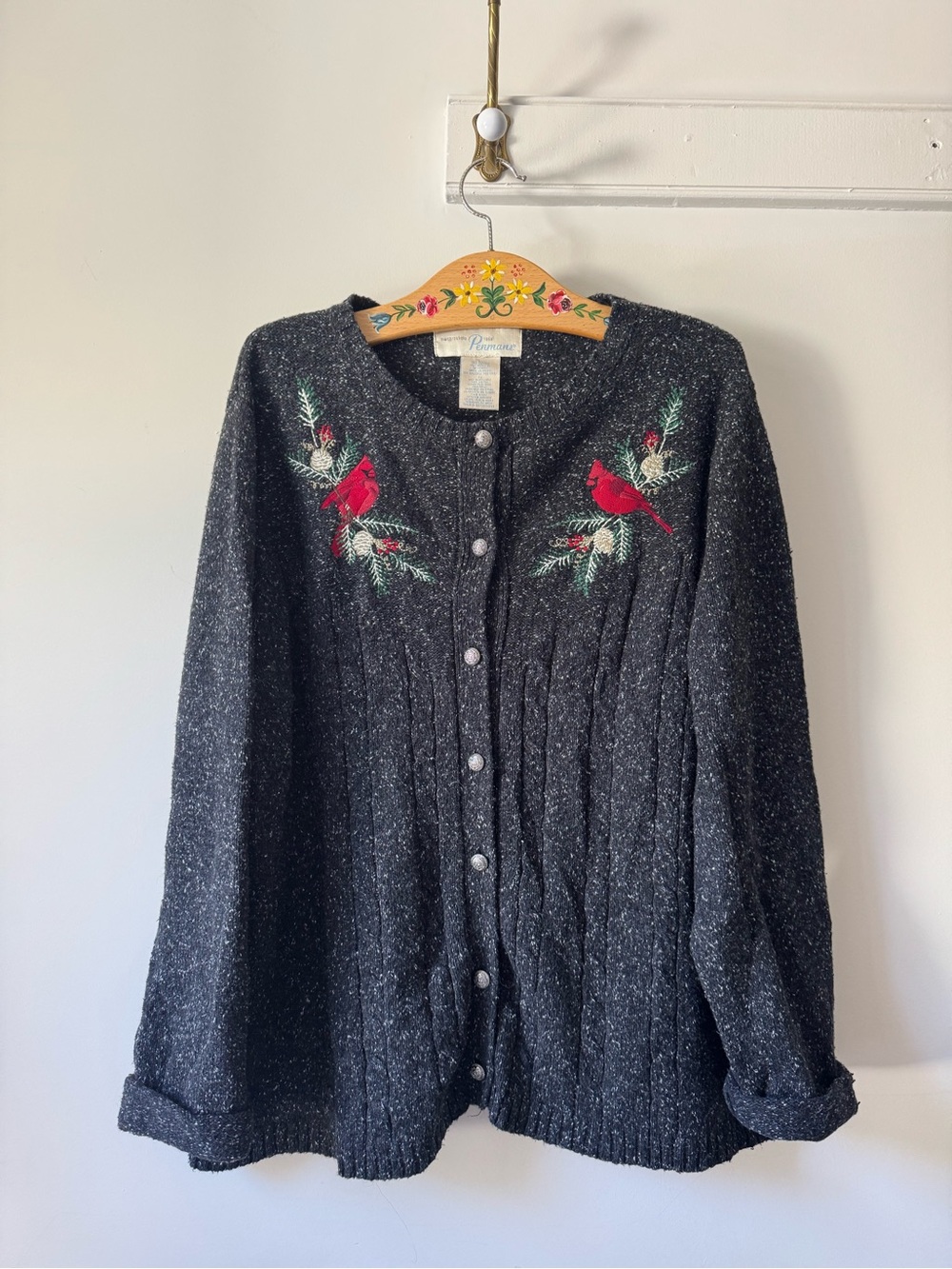 Cottagecore Cardinal Cardigan